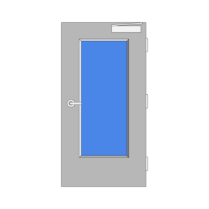 Door with Lite Kit