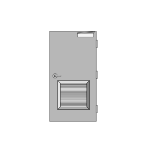 Door with Louver